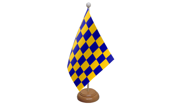 Surrey New Small Flag with Wooden Stand